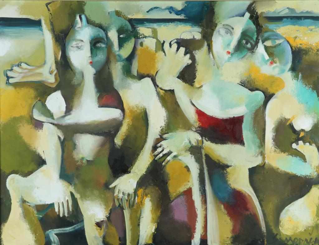 Sametaga Ibrahimoglu Caferov (1946), sign. r.o. friends, canvas 98 x 129 cm.SAMETAGA, IBRAHIMOGLU