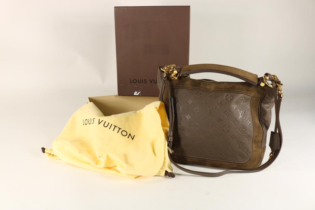 Louis Vuitton Terre Monogram Empreinte Leather Audacieuse PM Bag, with dustbag, papers and - Image 4 of 7