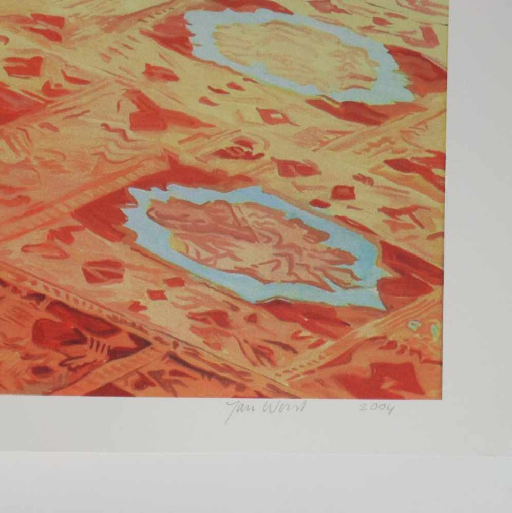 WORST, JAN (BORN 1953), signed and dated 2004 l.r., Tacid understanding, silkscreen 28/100 75 x - Image 3 of 3