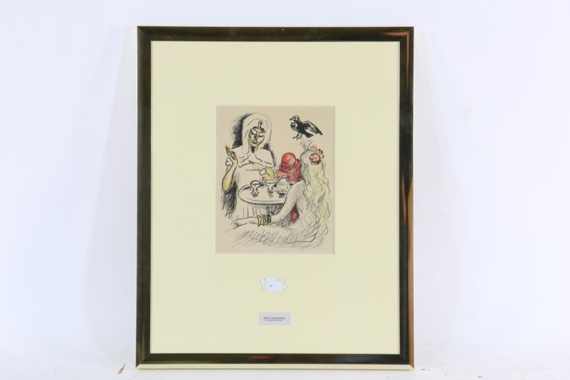 DONGEN, KEES VAN (1877-1968), La Princesse de Babylone, litho 23 x 19 cm. (aangekocht bij - Bild 2 aus 3