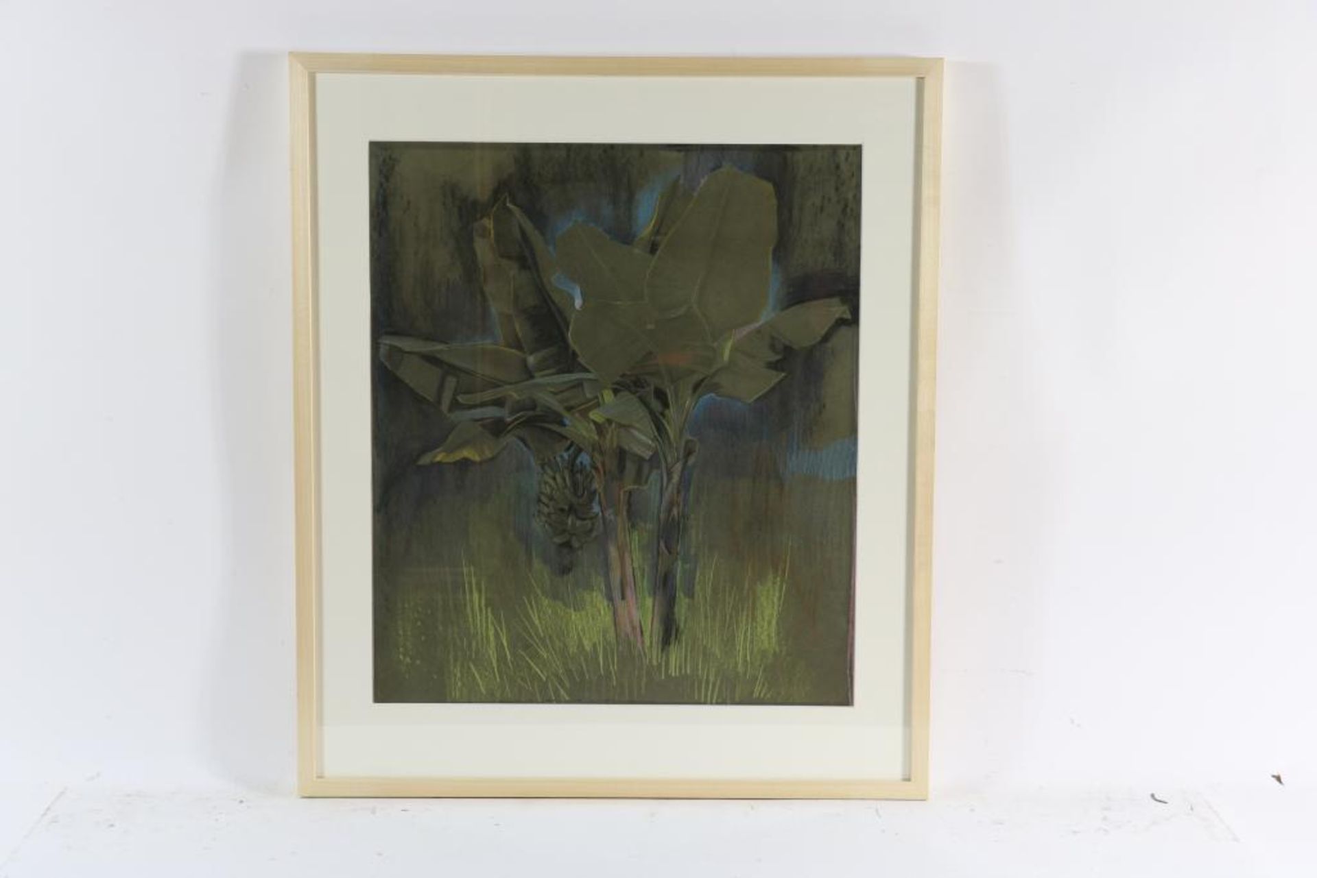 Rahusen, Ina, not signed, banana tree, drawing in pastel 56 x 47 cm.RAHUSEN, INA (1895-1977), zonder - Bild 2 aus 3