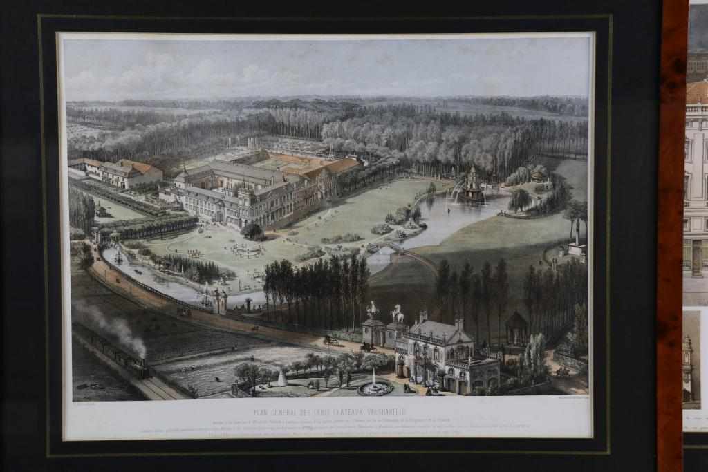 THEODORE MULLER (1819-1879), Gezicht op 4 kastelen, hoofdingang Sphinx-fabrieken, Grand hotel, - Image 3 of 6