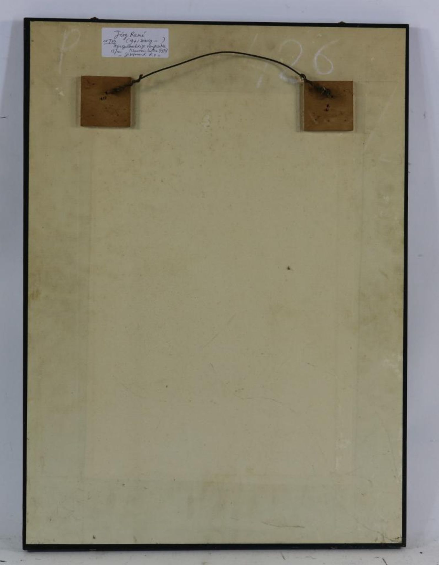 Remé, Jorg, signed, Mirrored image, screenprint 61 x 43 cm.REMé, JORG (1941), ges. en gedat. 1970 - Bild 3 aus 3