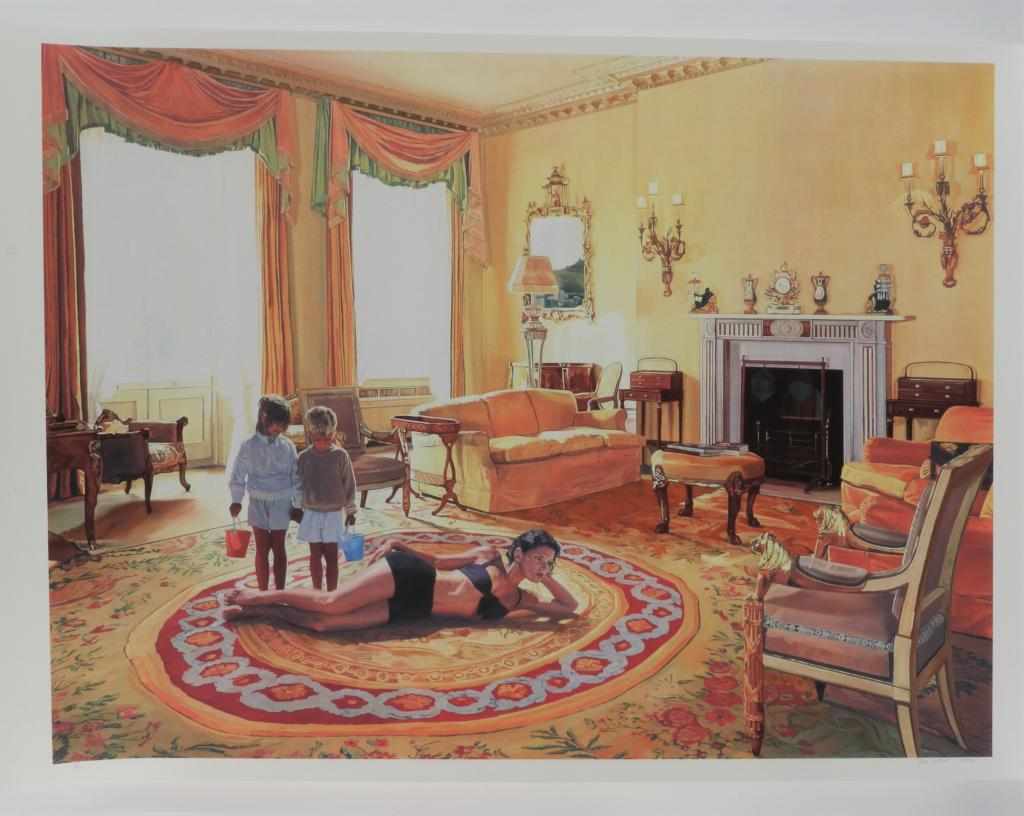 WORST, JAN (BORN 1953), signed and dated 2004 l.r., 'The Rich Hours', silkscreen X 75 x 101 cm.