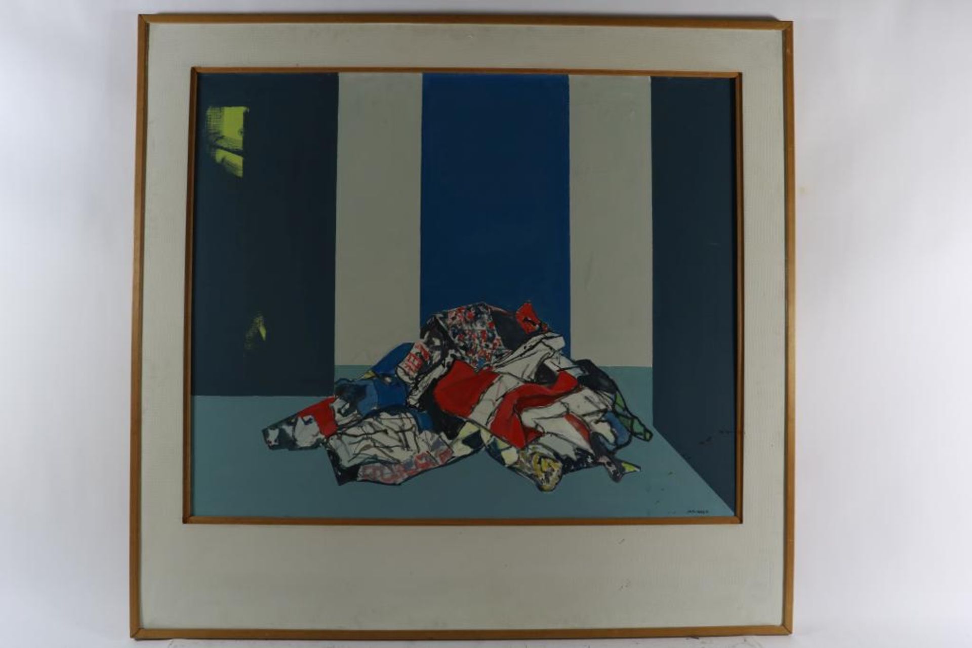 KAGIE, JAN (1907-1991), signed l.r., composition with laundry, oil on canvas 115 x 130 cm.KAGIE, JAN - Bild 2 aus 4