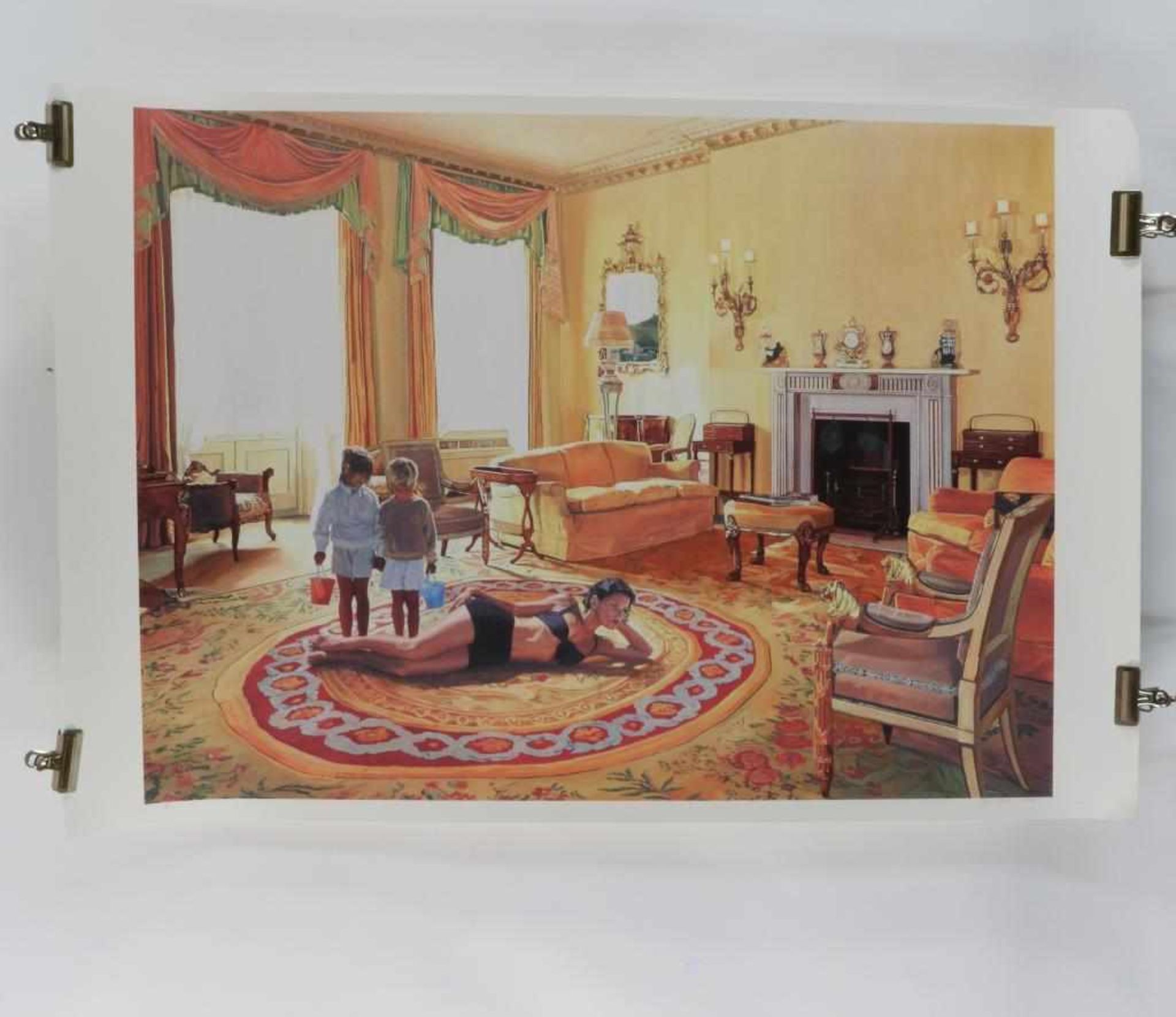 WORST, JAN (BORN 1953), signed and dated 2004 l.r., 'The Rich Hours', silkscreen X 75 x 101 cm. - Bild 2 aus 2