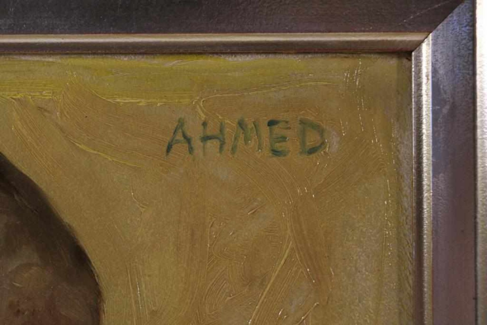 Stein, Von, met sign. l.o. portret van jongen "Ahmed", board 39 x 29 cm. - Bild 3 aus 4