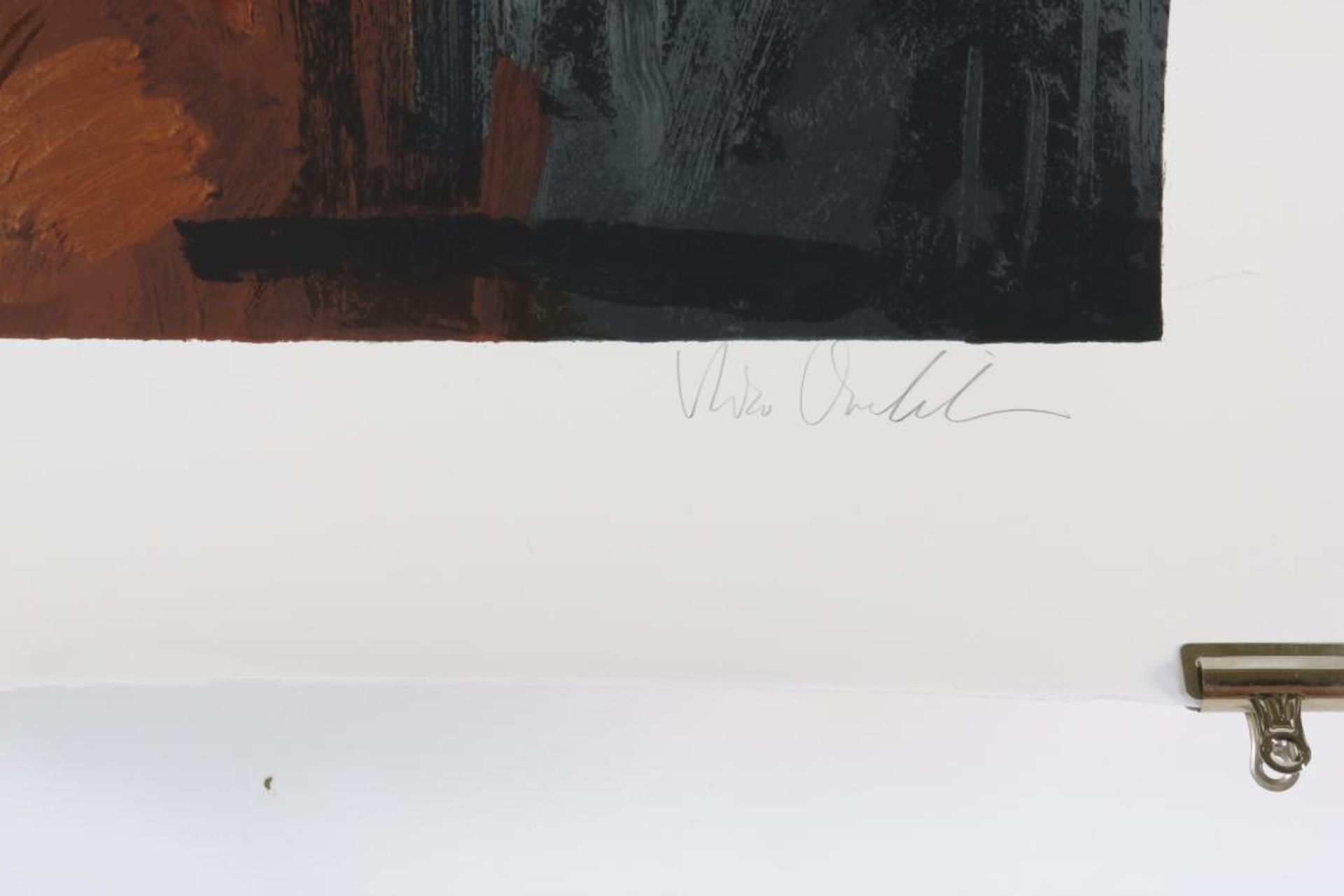 VRIELINK, NICO (BRON 1958), signed l.r., Jeane in kimono, silkscreen E.A. 5/33 90 x 60 cm. - Bild 3 aus 3