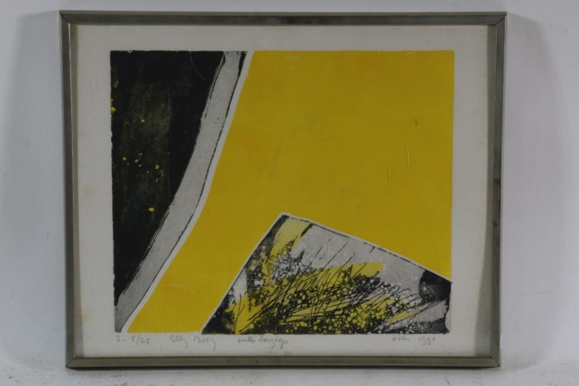 BOOT, ELS, ges. l.o. en gedat. 1990, 'bergwand', 'Bergtop', serie van 3 etsen 5/25 33 x 40 cm. - Bild 5 aus 7