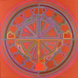 Onuma, Teruo (1933), signed, Red Roulette, canvas 100 x 100 cm.ONUMA, TERUO (1933), ges. r.o., Red