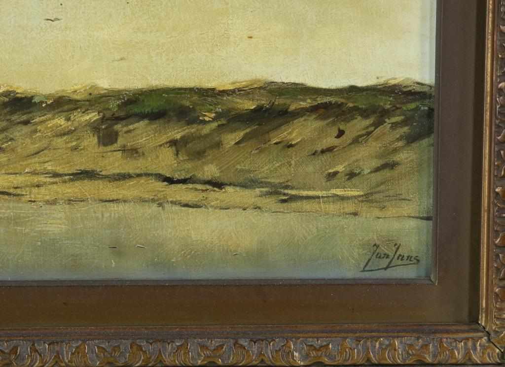 JANS, JAN (1872-1943), ges. r.o., zandafgraving, doek 28 x 47 cm. - Image 3 of 4