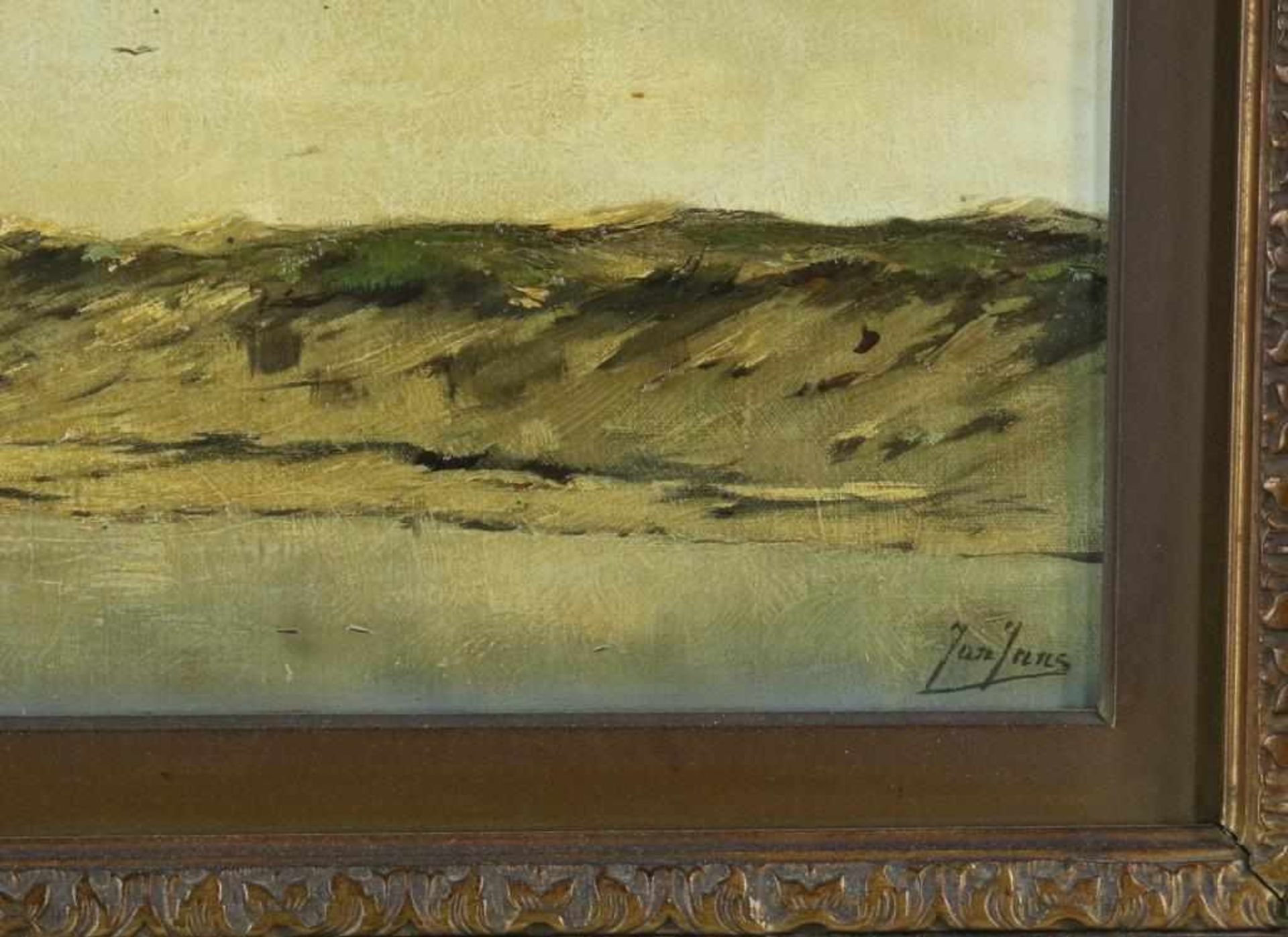 JANS, JAN (1872-1943), ges. r.o., zandafgraving, doek 28 x 47 cm. - Bild 3 aus 4