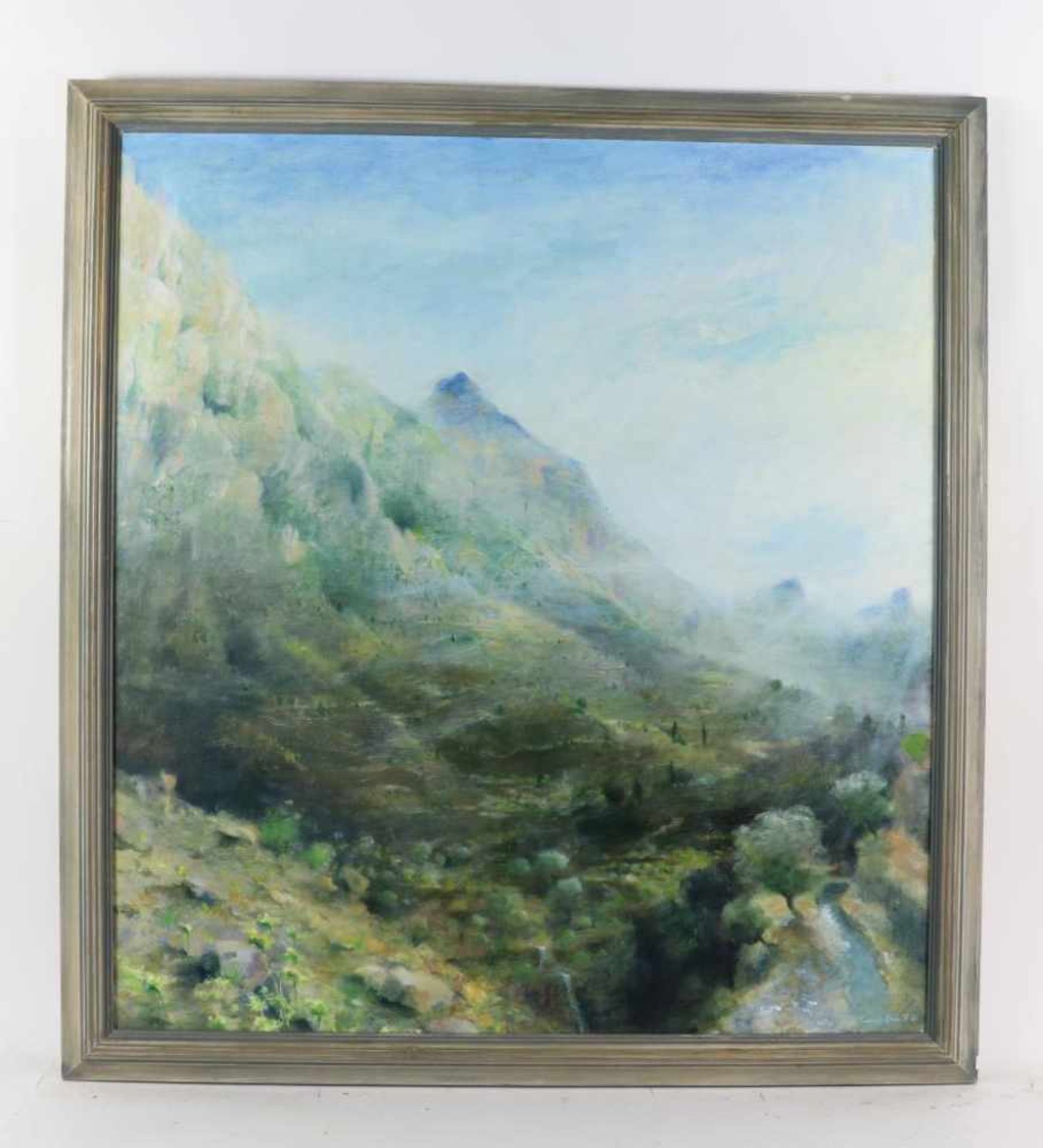 LEE TERRY (1935), ges. en gedat. 1986 berglandschap, doek 100 x 90 cm. - Bild 2 aus 4