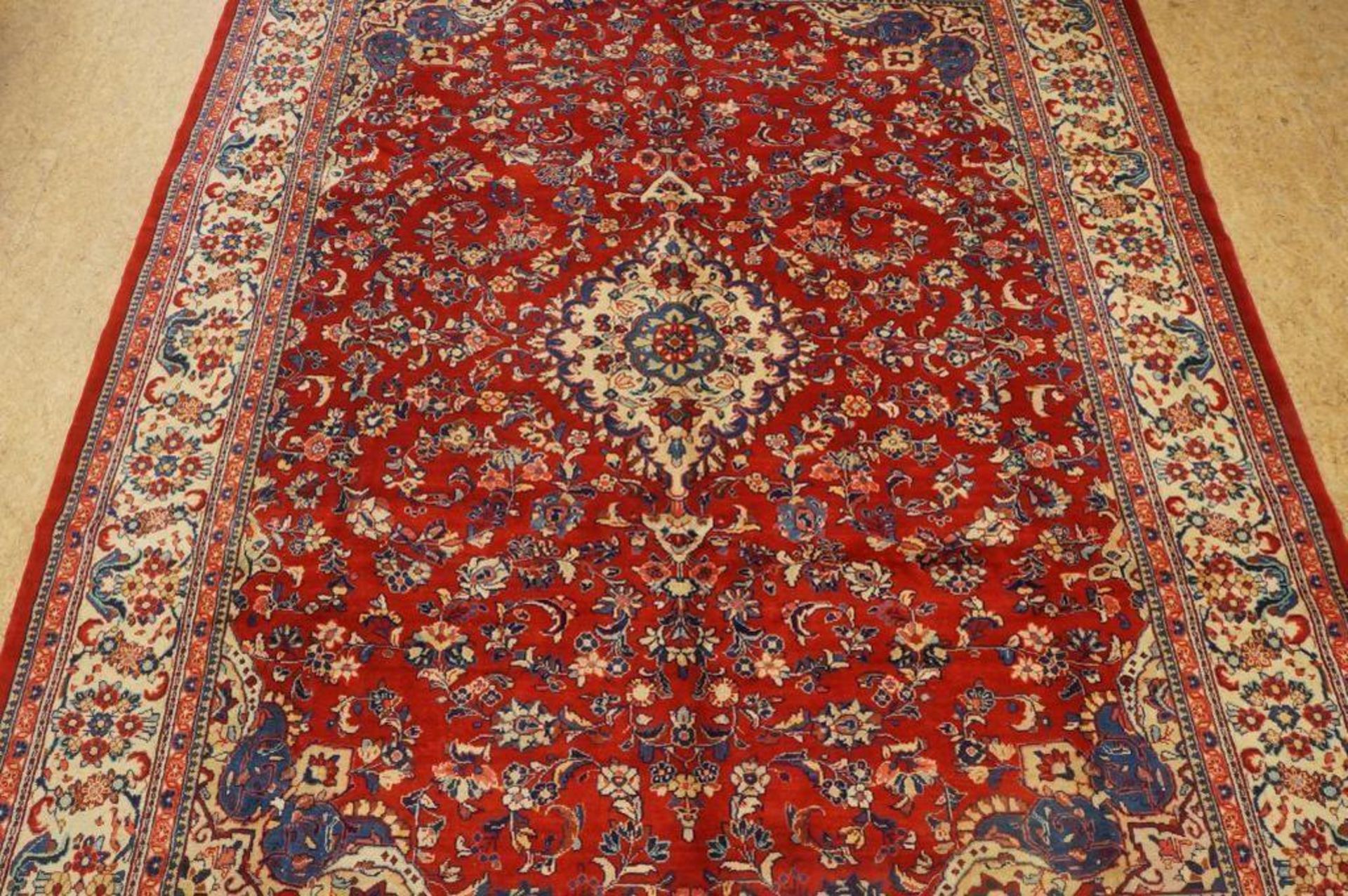 Tapijt, Esfahan, 370 x 285 cm.