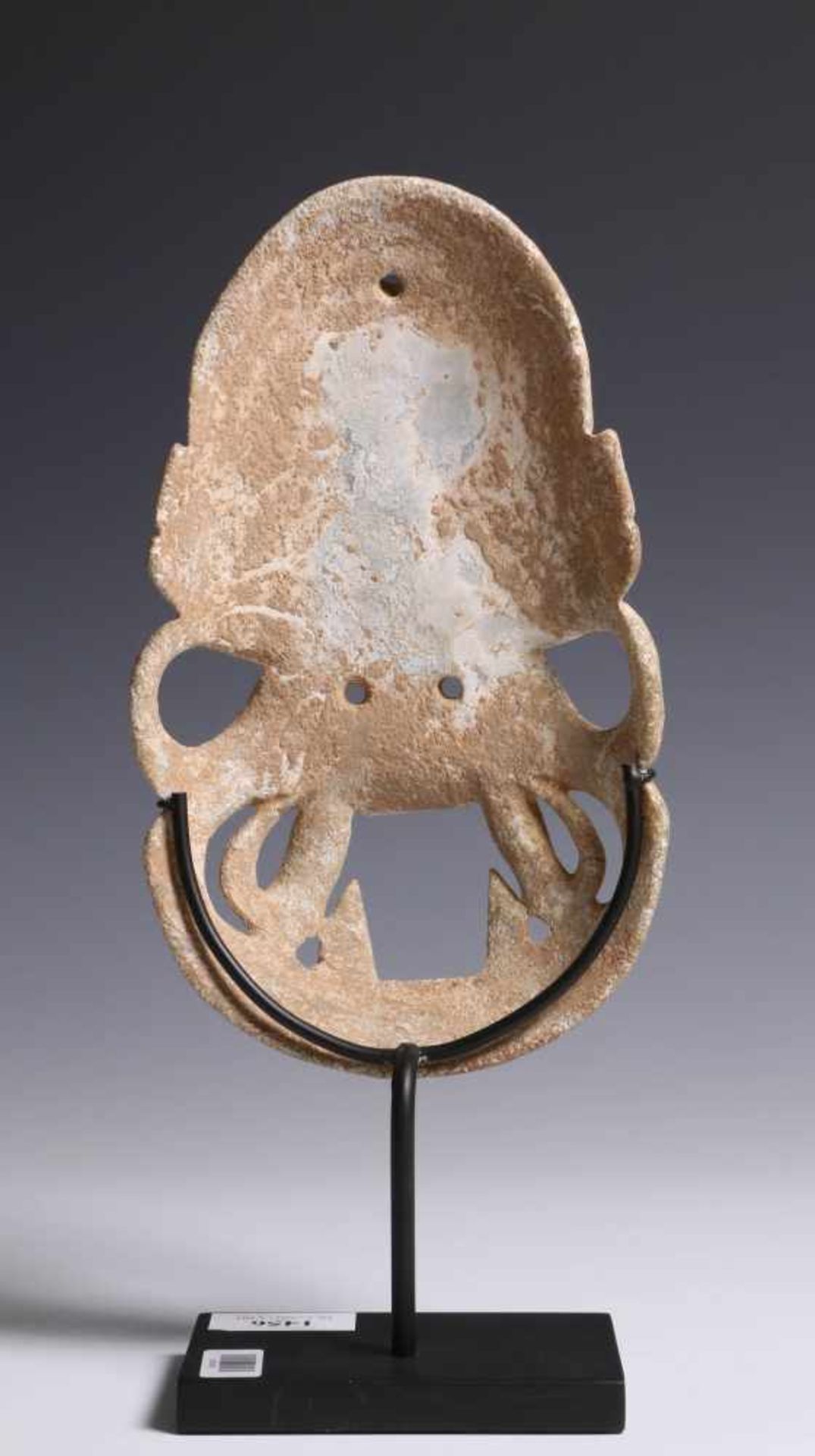 China, stenen demonen masker, h. 23 cm. [1]200 - Image 2 of 2