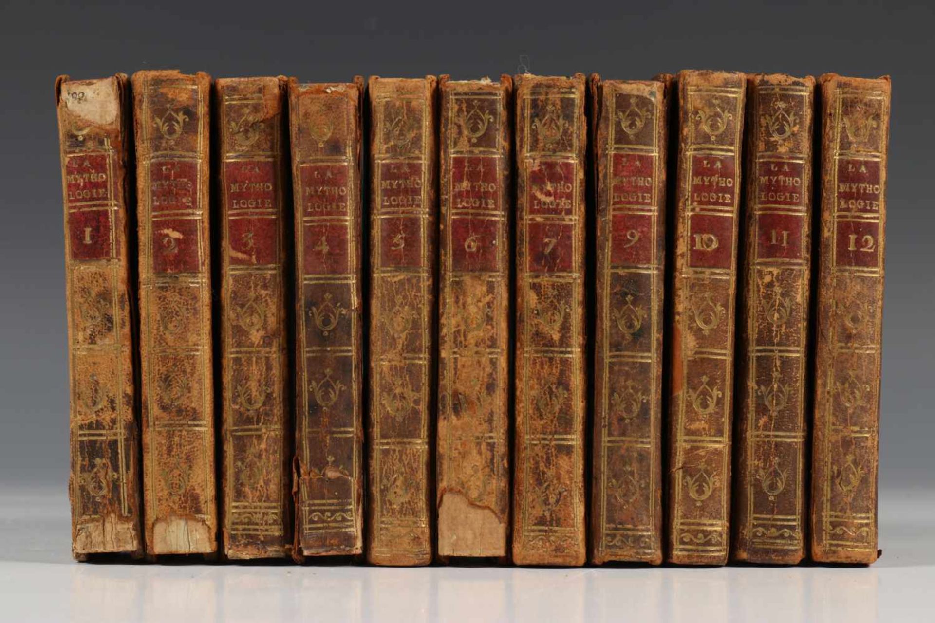 Frankrijk, serie leer gebonden boekjes 'La Mythologie mise a la portée de tout le monde', 1793,