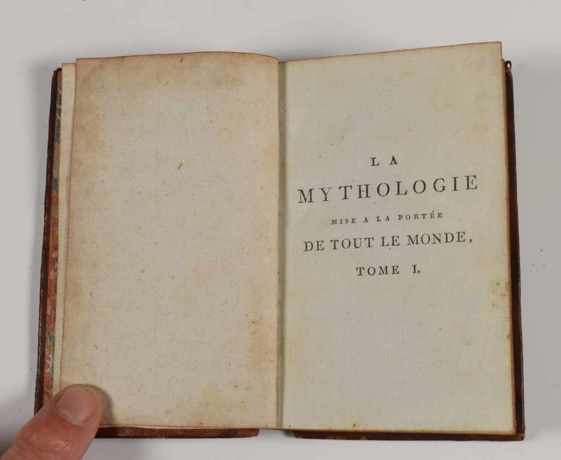 Frankrijk, serie leer gebonden boekjes 'La Mythologie mise a la portée de tout le monde', 1793, - Bild 2 aus 19