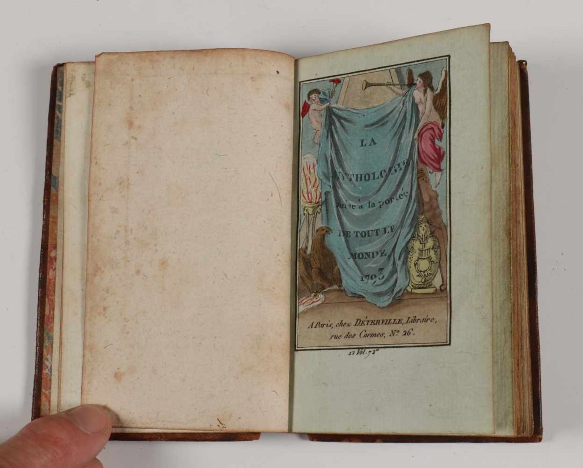 Frankrijk, serie leer gebonden boekjes 'La Mythologie mise a la portée de tout le monde', 1793, - Bild 4 aus 19