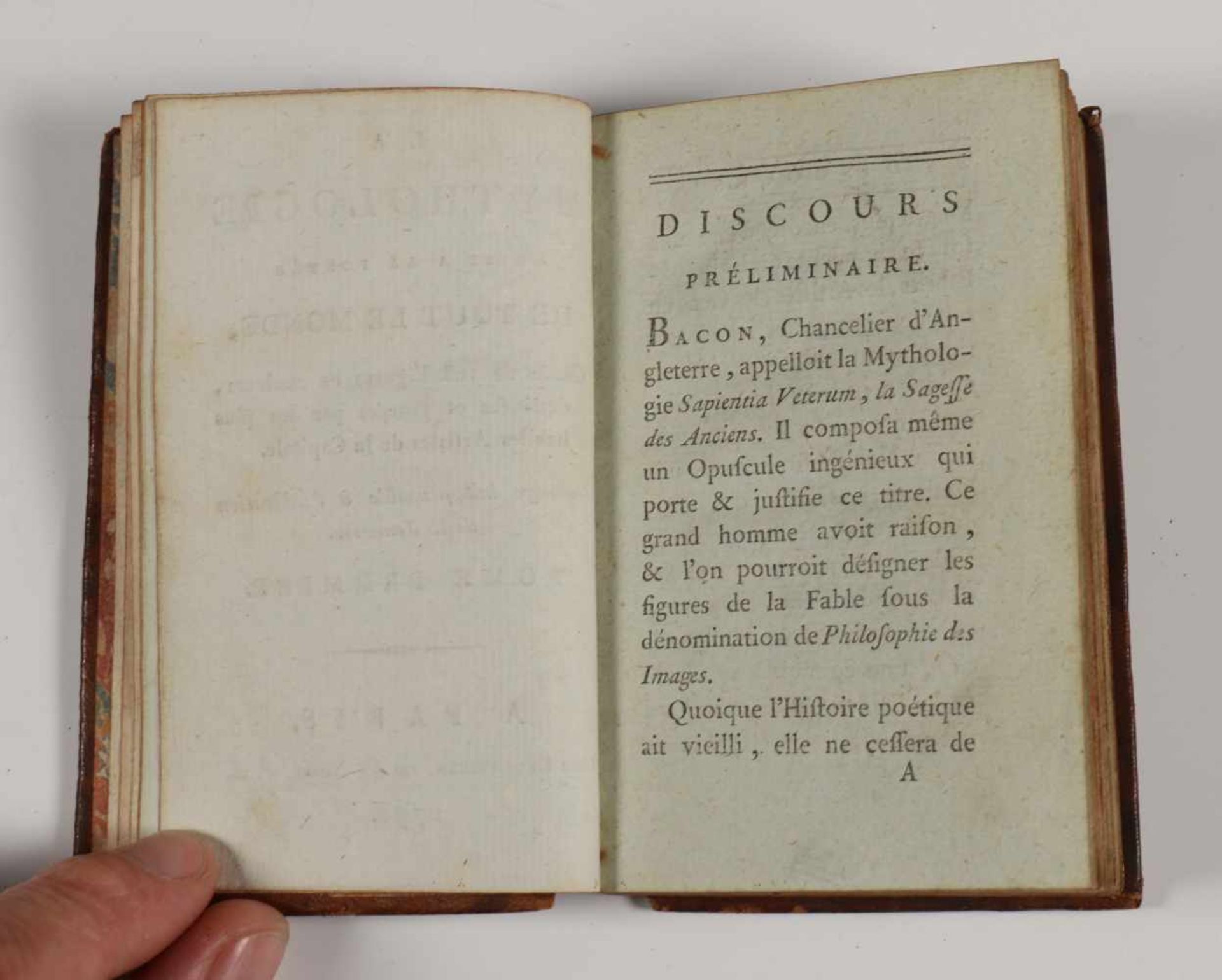 Frankrijk, serie leer gebonden boekjes 'La Mythologie mise a la portée de tout le monde', 1793, - Bild 6 aus 19