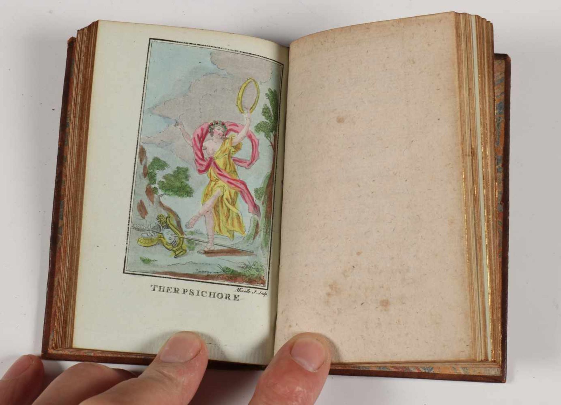 Frankrijk, serie leer gebonden boekjes 'La Mythologie mise a la portée de tout le monde', 1793, - Bild 18 aus 19