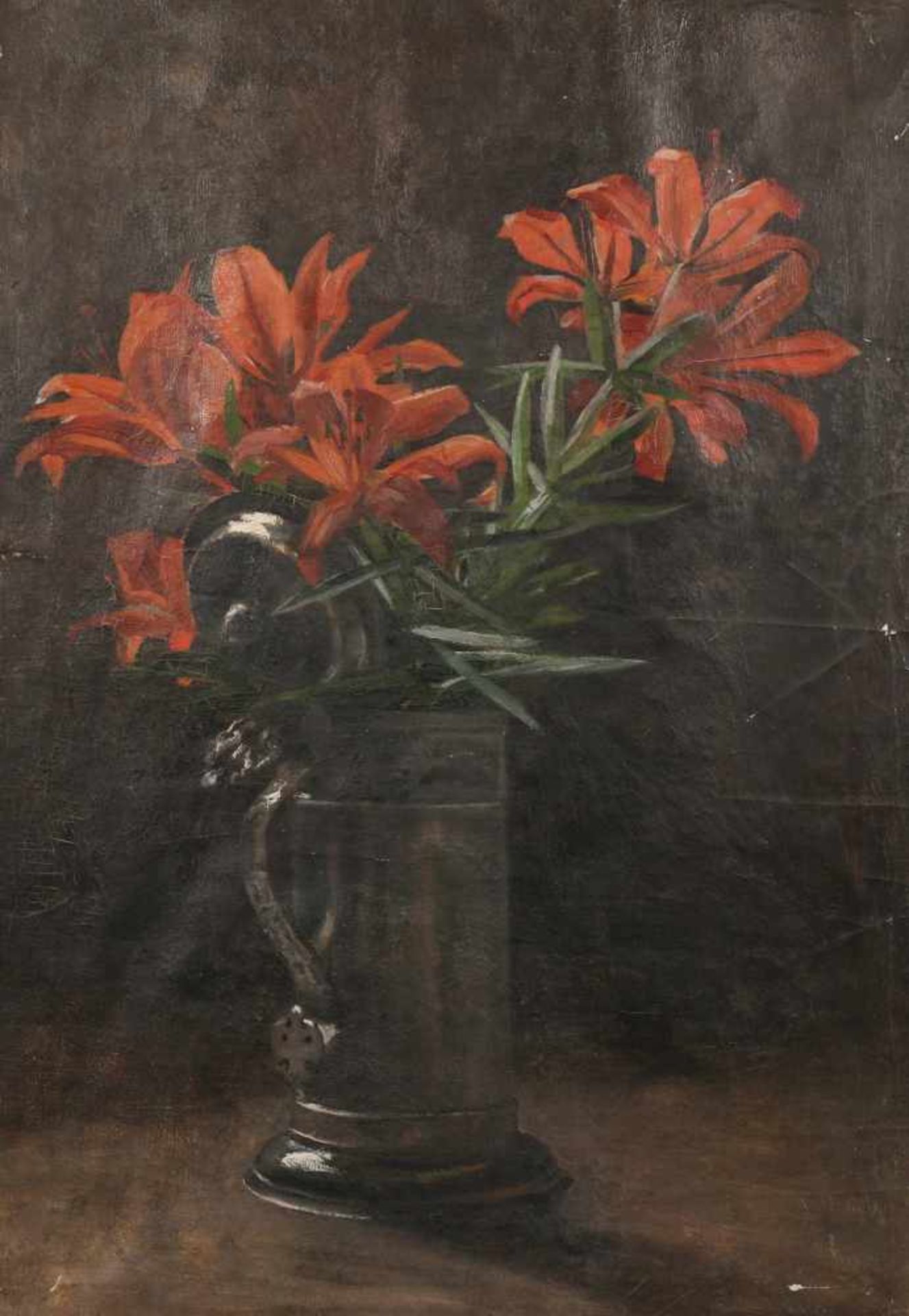 Hermanus Johannes van der Weele (1852-1930)Stilleven. Hierbij een aquarel en twee tekeningen door de - Bild 2 aus 2