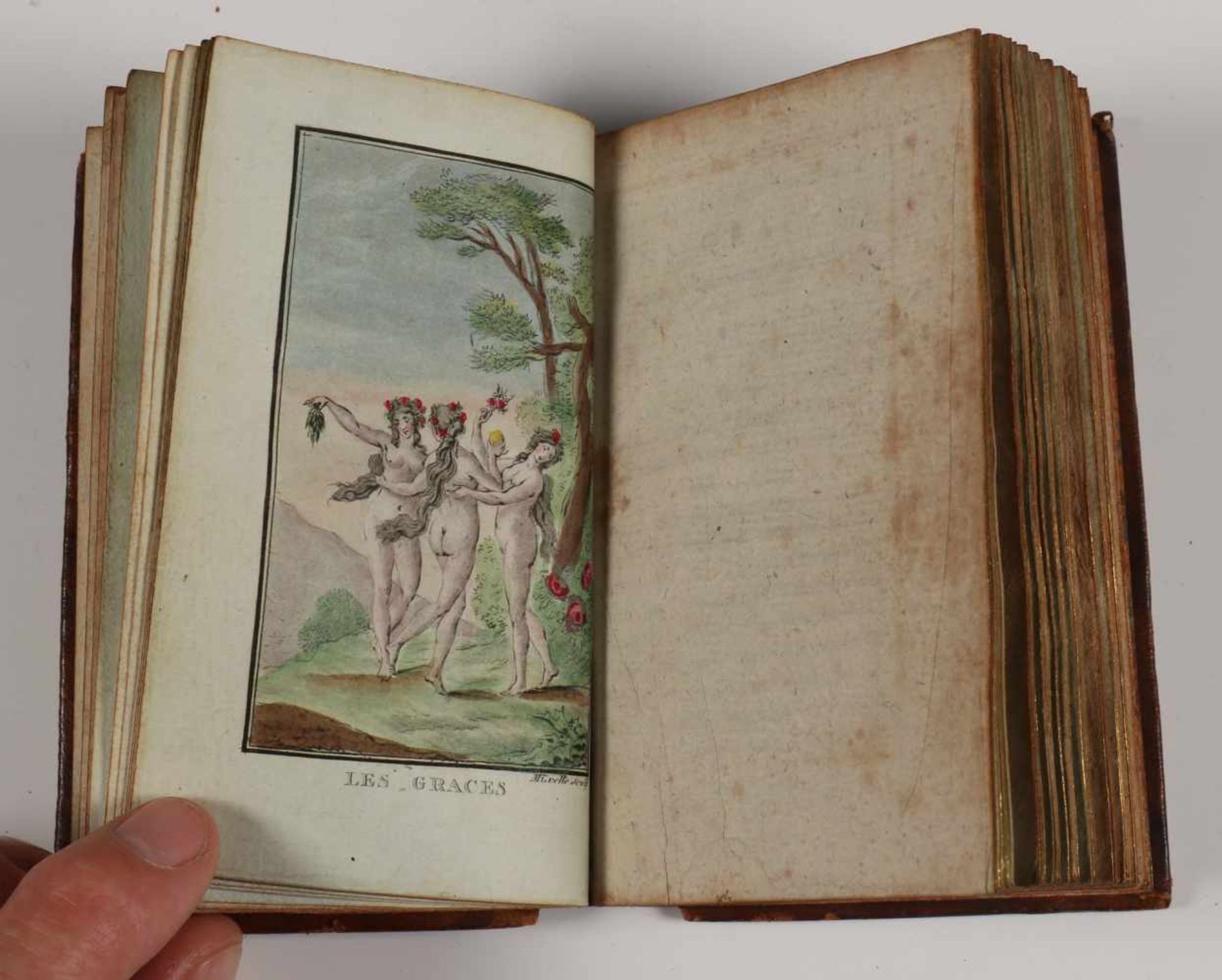 Frankrijk, serie leer gebonden boekjes 'La Mythologie mise a la portée de tout le monde', 1793, - Bild 7 aus 19