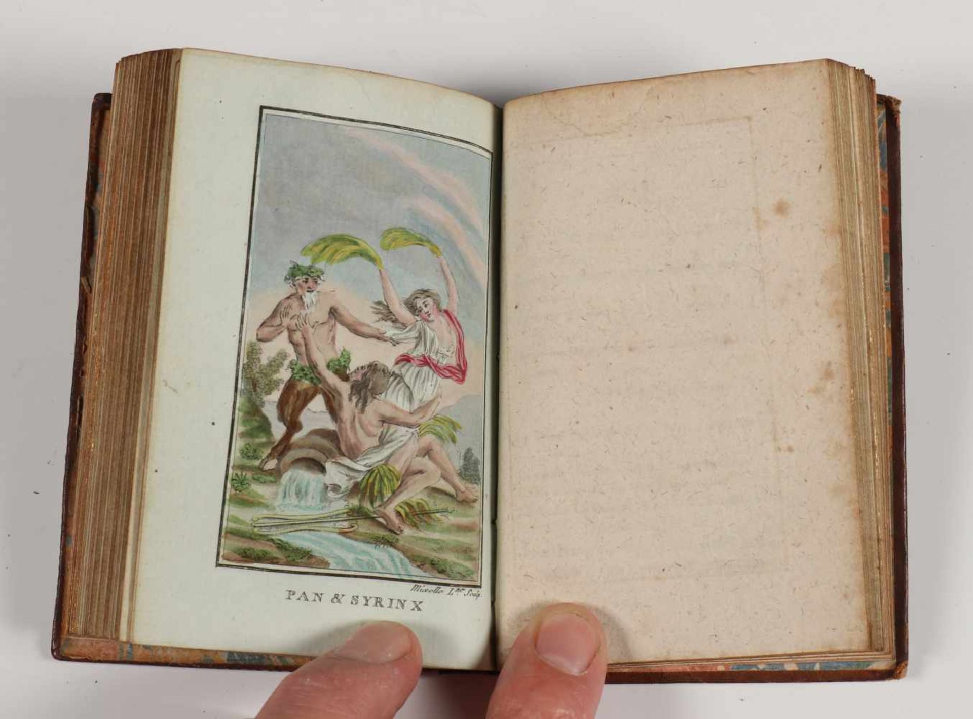 Frankrijk, serie leer gebonden boekjes 'La Mythologie mise a la portée de tout le monde', 1793, - Bild 12 aus 19