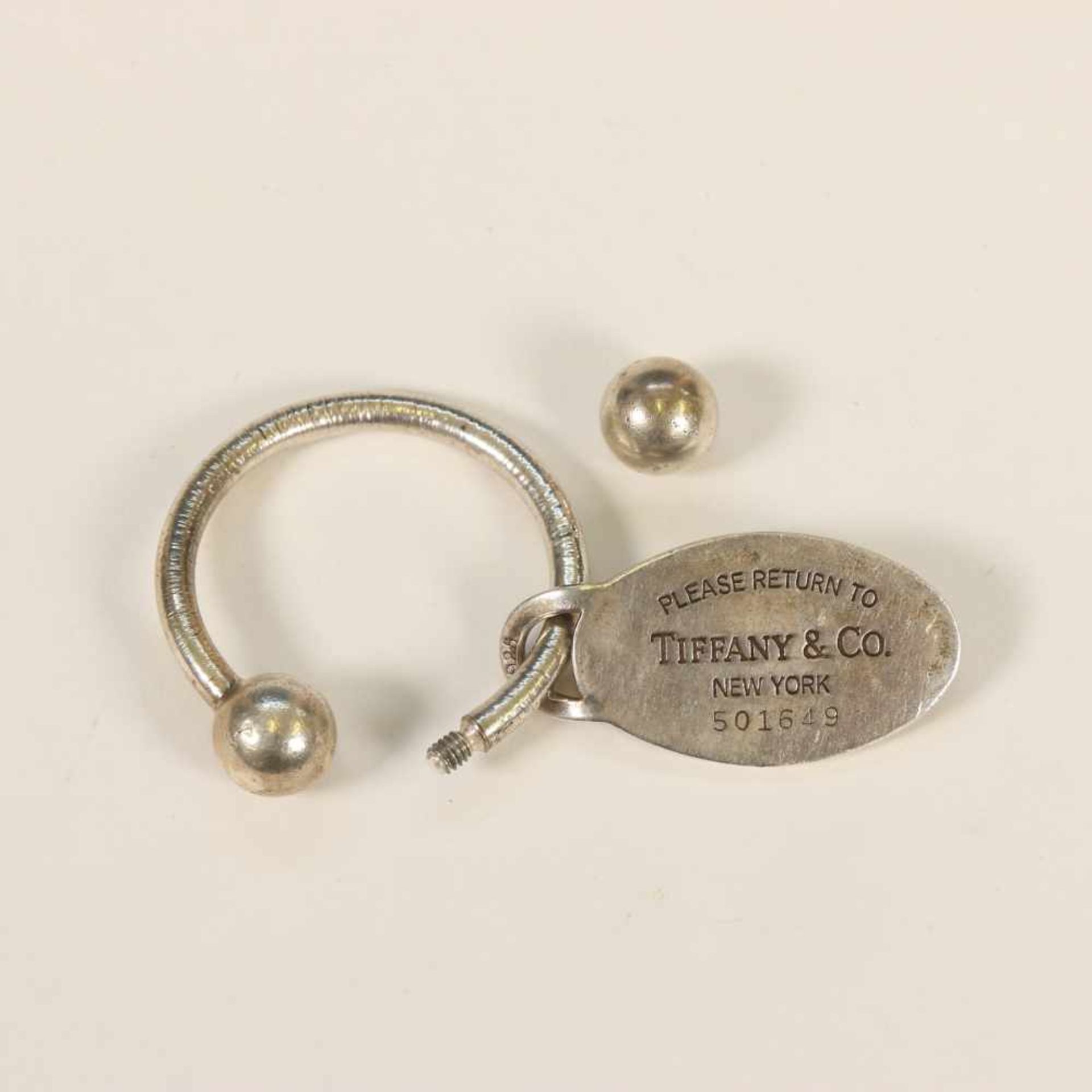 Verenigde staten, Tiffany New York sleutelhanger,sleutelhanger hoefijzervormig met afdraaibare - Bild 3 aus 3