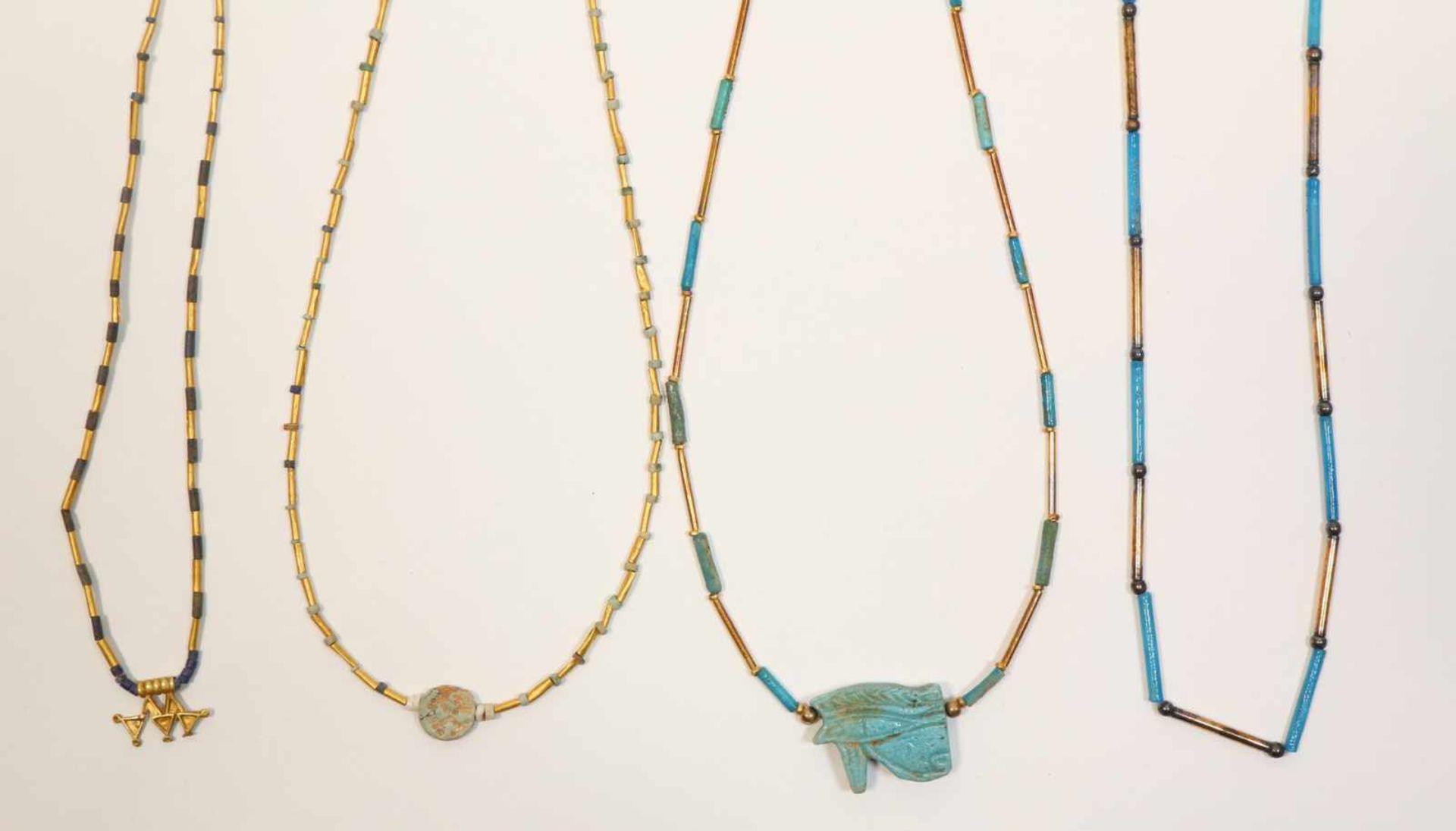 Egypt, five necklaces, some Late Period., [5]200 - Bild 4 aus 4