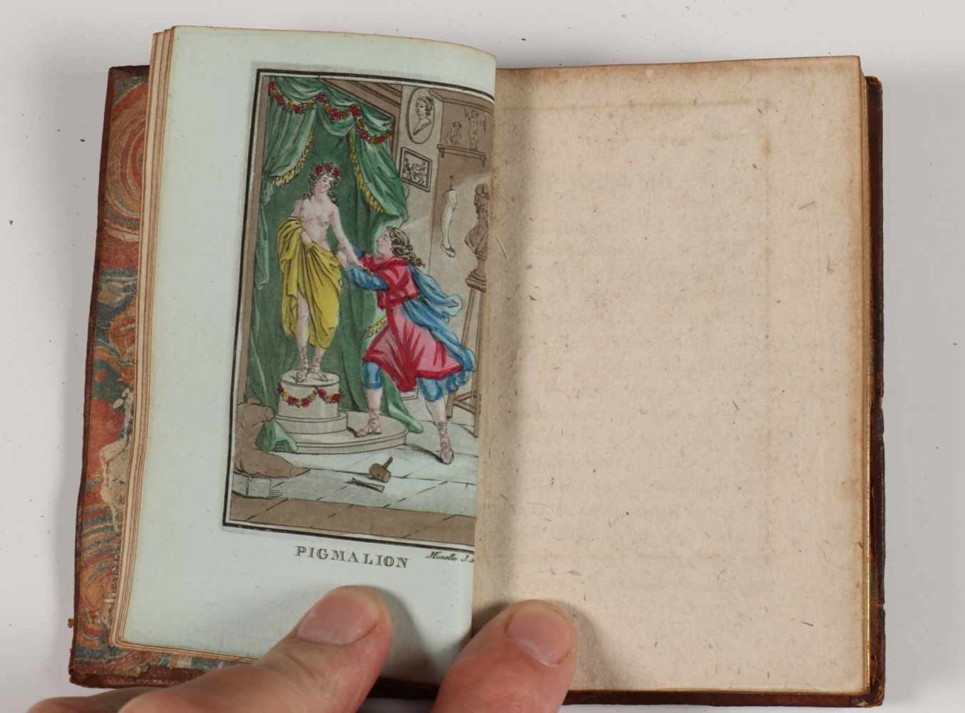 Frankrijk, serie leer gebonden boekjes 'La Mythologie mise a la portée de tout le monde', 1793, - Bild 17 aus 19