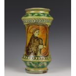 Italie, Sicilië, majolica albarello, ca. 1650,