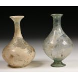 Two Roman glass vases, 1st-2nd century,