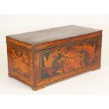 South East Asia, wooden chest, ca. 1940,
