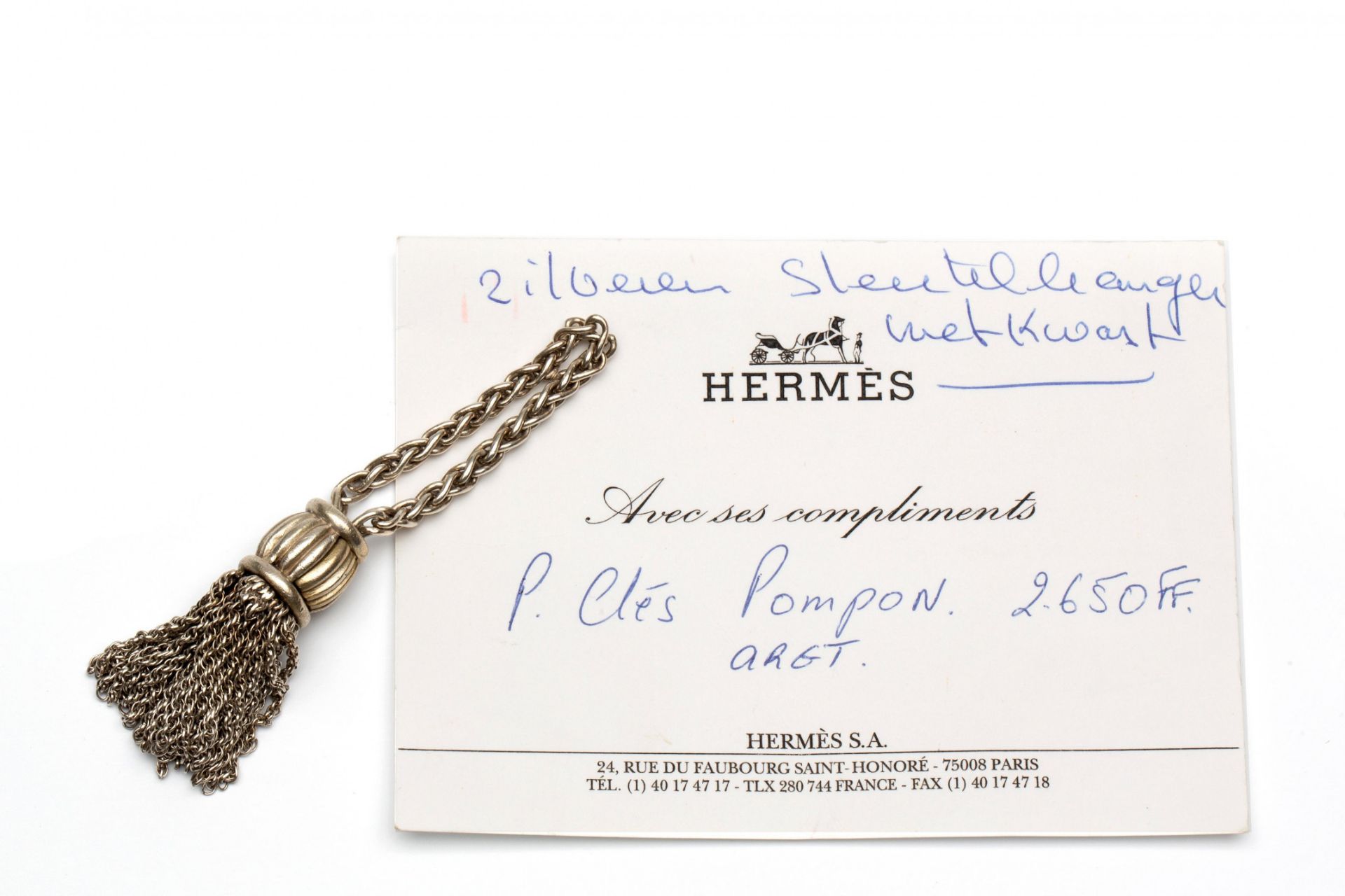 Hermes, zilveren sleutelhanger - Bild 2 aus 2