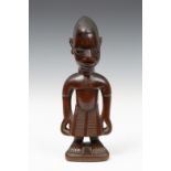 Nigeria, Yoruba, Abeokuta, standing male Ibeji figure,