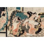 Japan, houtsnede, Kikugawa Eizan (1787-1867),