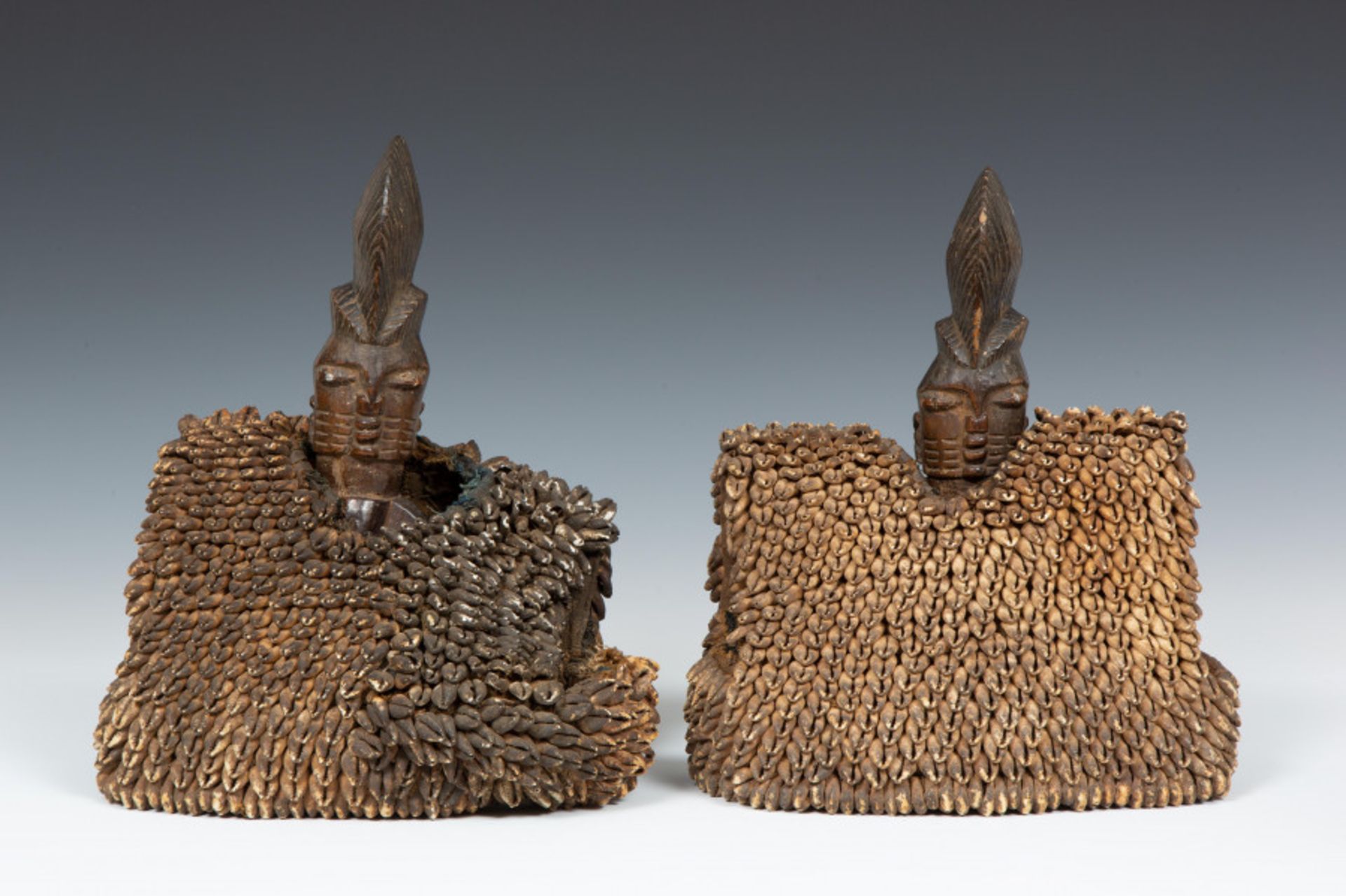 Nigeria, Yoruba, Oyo, a pair of Ibeji figures