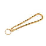 14krt. Gouden horlogeketting, begin 20e eeuw,