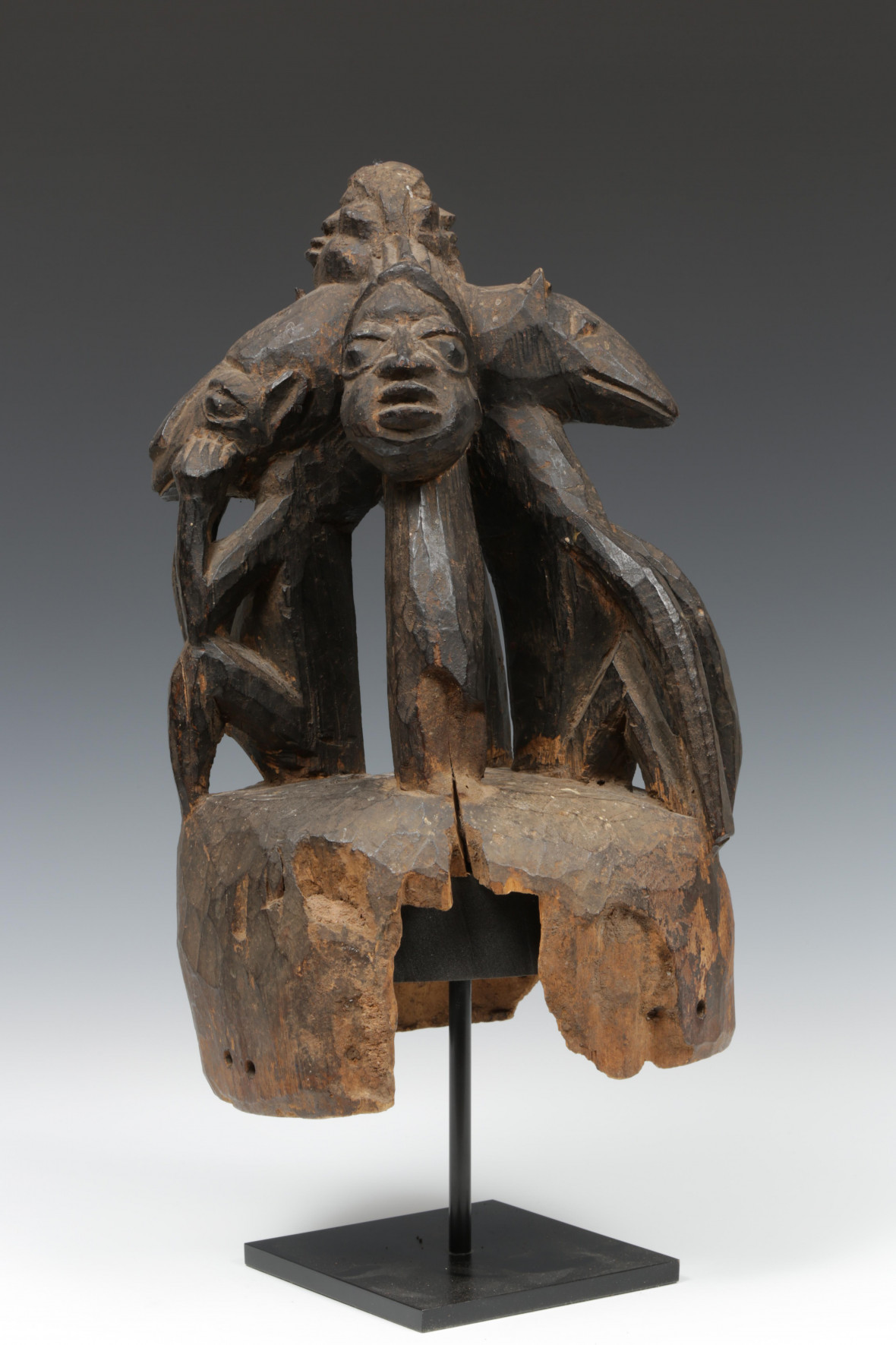 Nigeria, Yoruba, Egungun crest mask, - Image 4 of 4