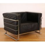 Naar Le Corbusier, LC3 Grand comfort Fauteuil,