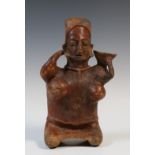 Mexico, Jalisco, earthenware grave figure, possibly ca. 2nd-3rd century
