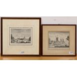 Drie gravures, 18e eeuw