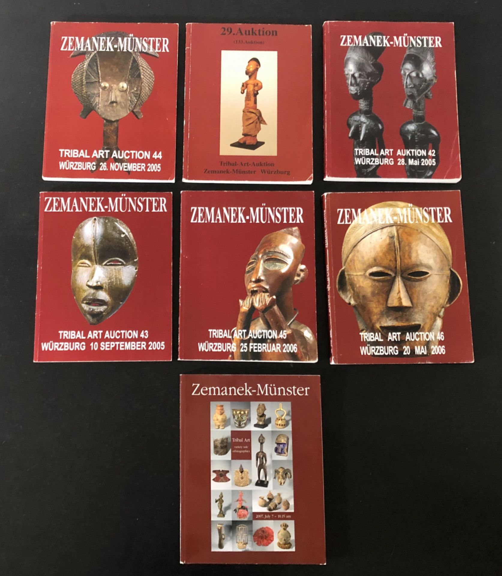 Collection of auction catalogues, mainly Zemanek-Münster 1997-2007