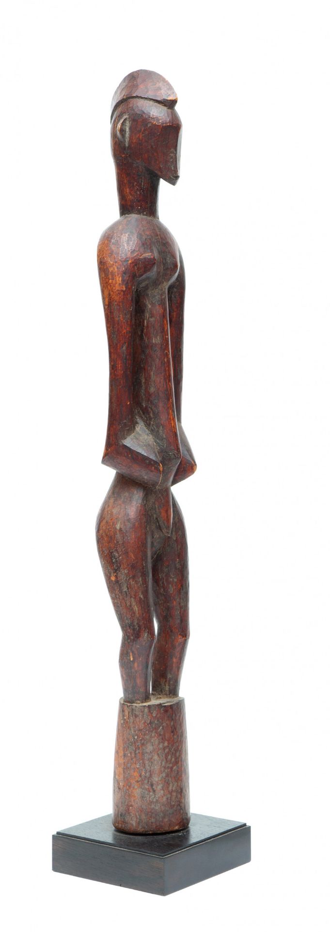 Ivory Coast, Senufo, wooden anthropomorphic figure-stamper, deble - Bild 2 aus 2