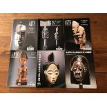 Collection of 6 issues of Arts d'Afrique Noire no. 105-108, 1998. Herewith no. 63, 1987 and a speci