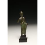 Gallo Roman bronze figure, 1st century BC,