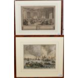 Drie diverse gravures, 18e/19e eeuw