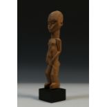 Ghana, Lobi, small bateba, standing wooden figure