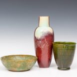 Pieter Groeneveldt, drie stukken aardewerk, 1925-1972,