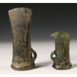 A pair of Bronze Age 'koker-bijlen', 8th century BC